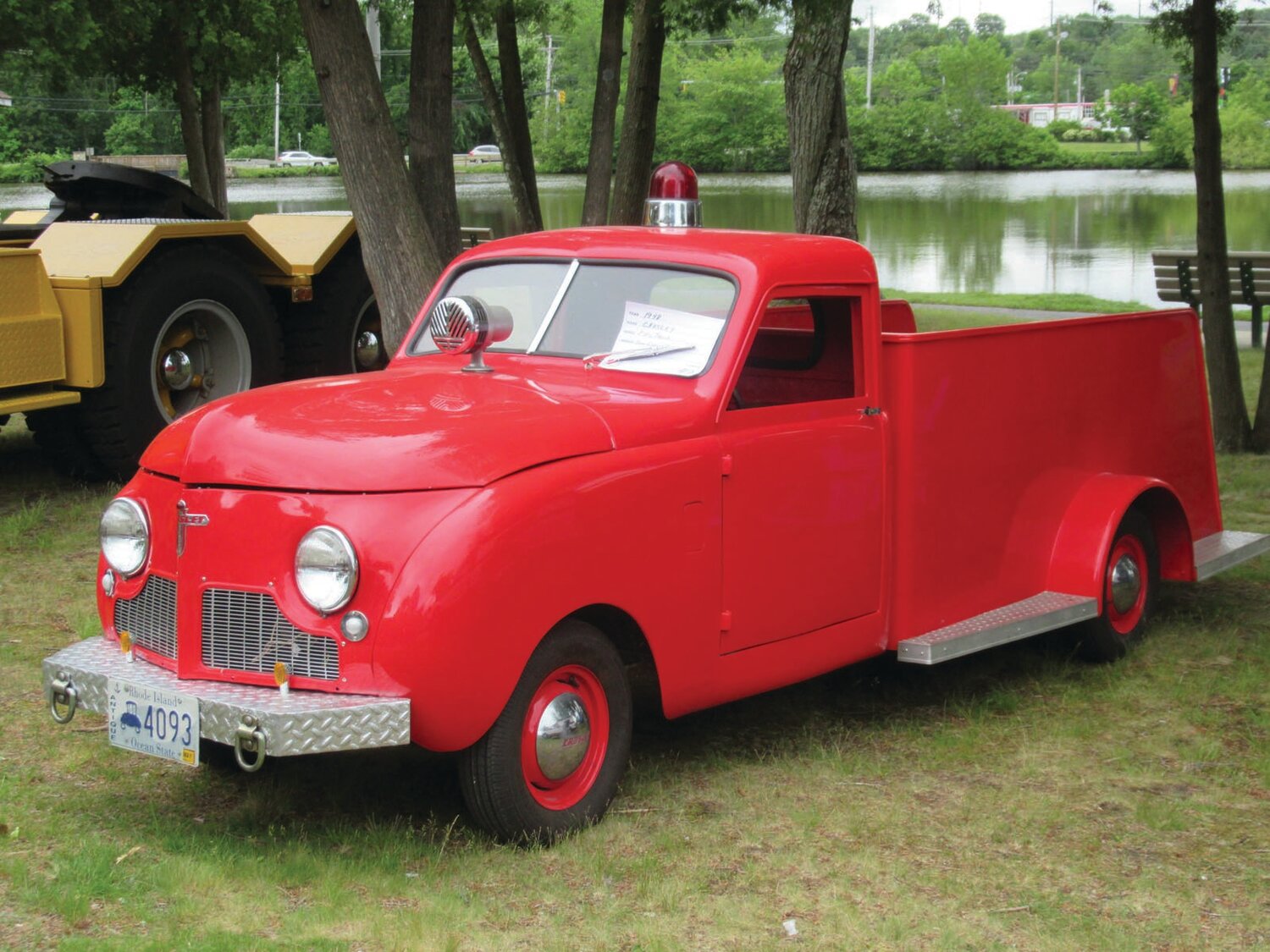 TRUCK TRANSFORMATION: This is a former Shriner’s vehicle that was later used as a firefighting apparatus.